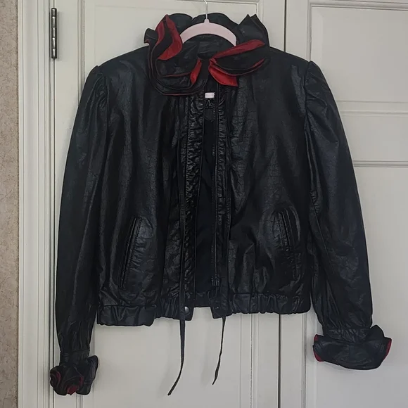 Marco Moroni Black 100% Leather Jacket.Made In Argentina. - Picture 2 of 12